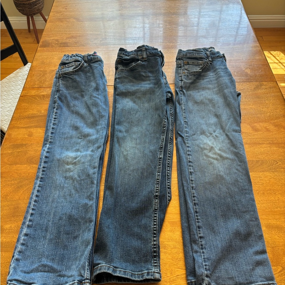 Lot of size 12 Husky Boys Wrangler Blue Jeans